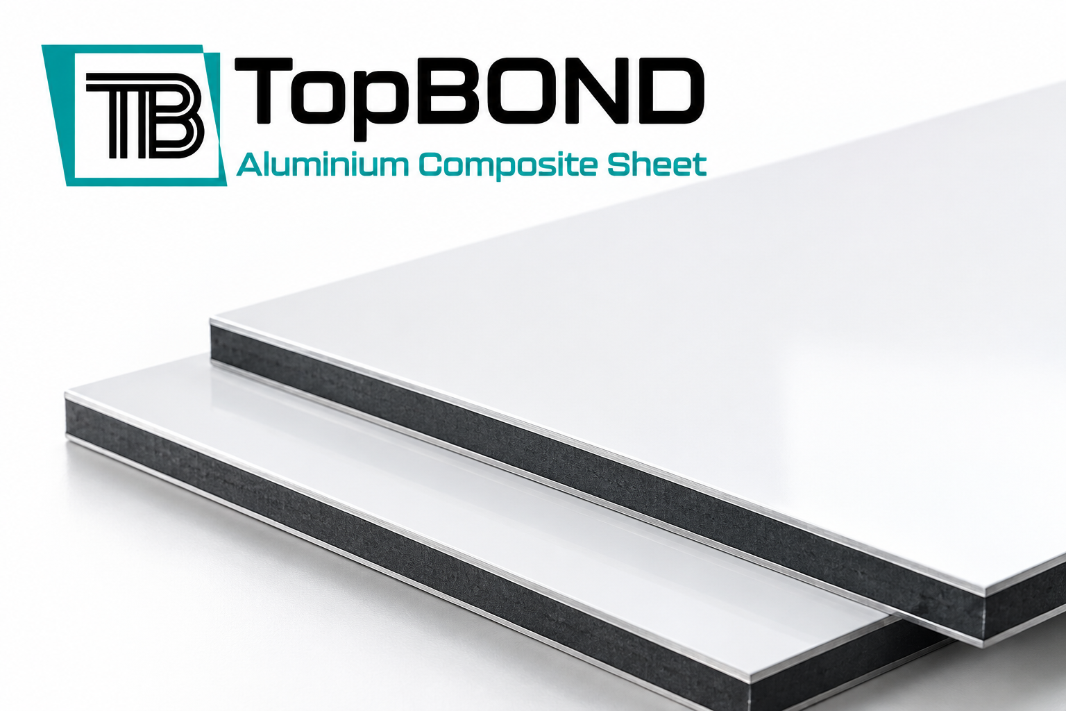 TopBond White 3mm aluminium composite sheet